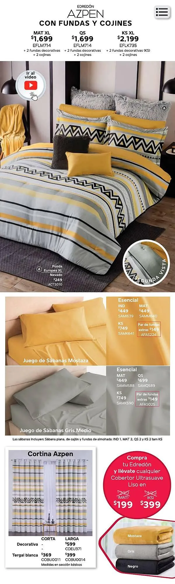 Catálogo de Catálogo Colchas Concord 26 de agosto al 31 de diciembre 2024 - Pagina 16