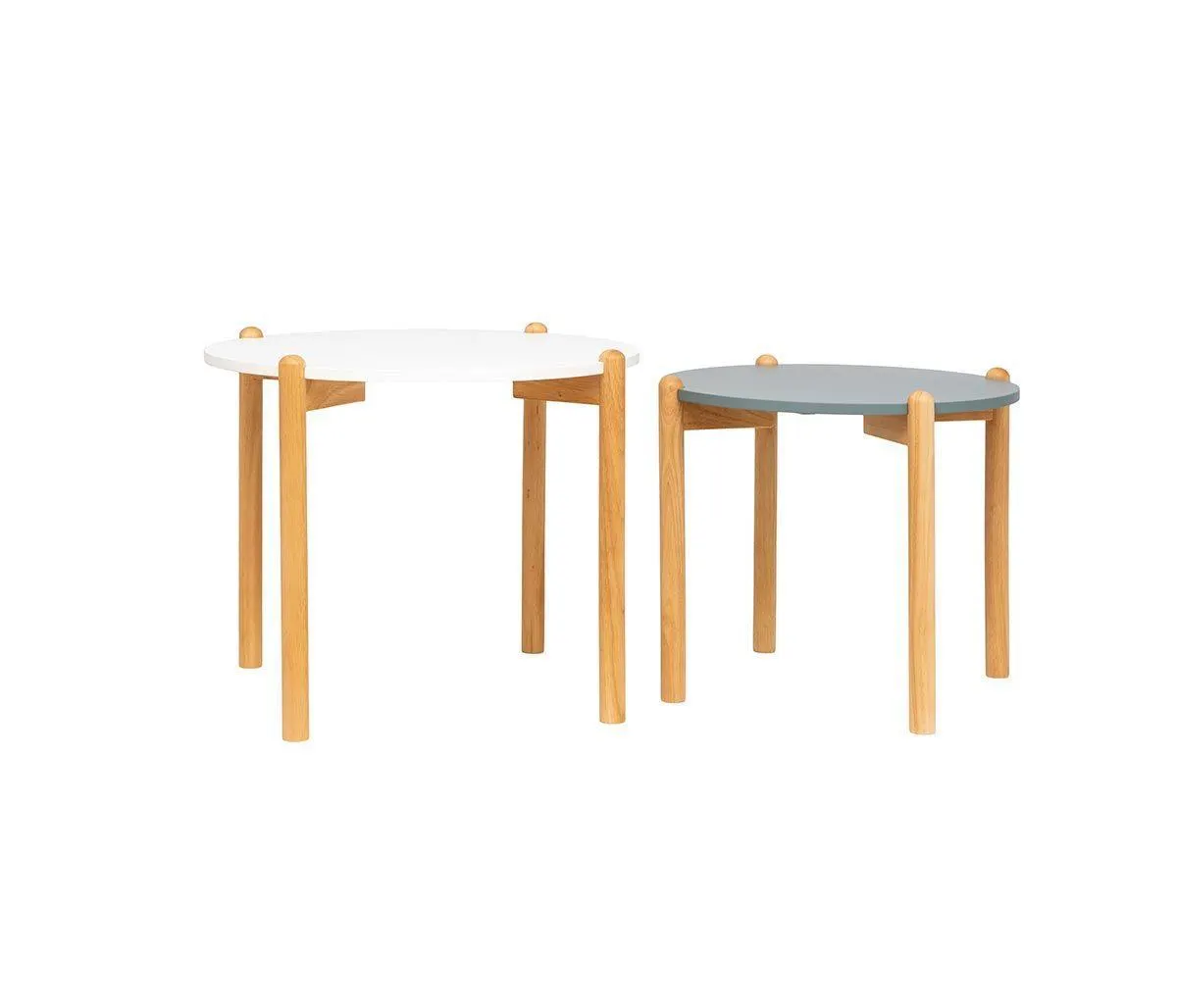 Set de 2 Mesas de centro Renan - Multicolor