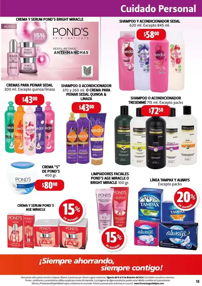 Catálogo de Vive la Navidad 16 de diciembre al 31 de diciembre 2024 - Pagina 13