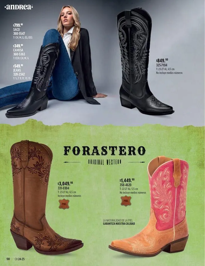 Catálogo de ANDREA - CALZADO DAMA 26 de agosto al 25 de enero 2025 - Pagina 197