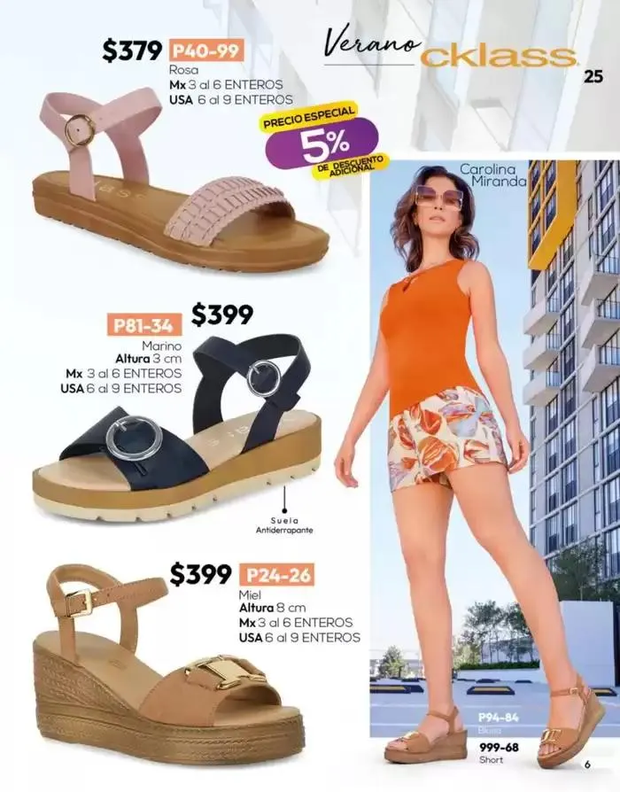 Catálogo de Catálogo Cklass Calzado Novedades de Verano 2025 México 28 de marzo al 27 de abril 2025 - Pagina 7