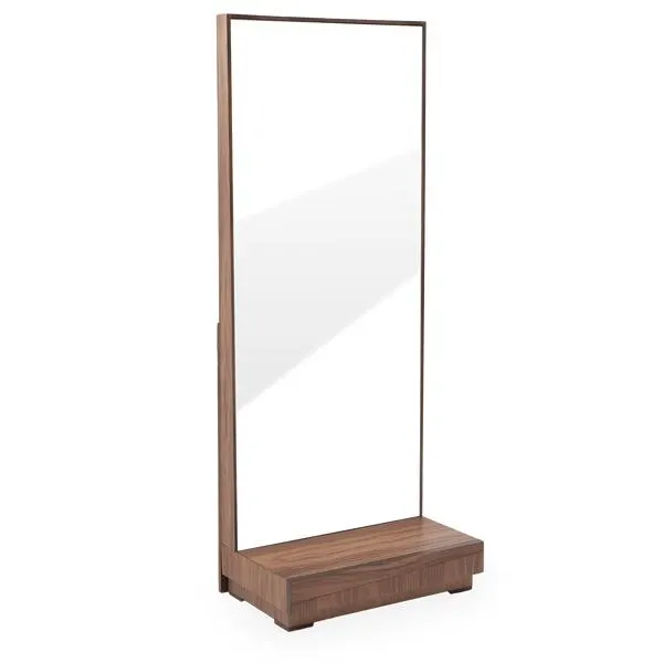 ESPEJO DE PIE TAU NOGAL PAJA