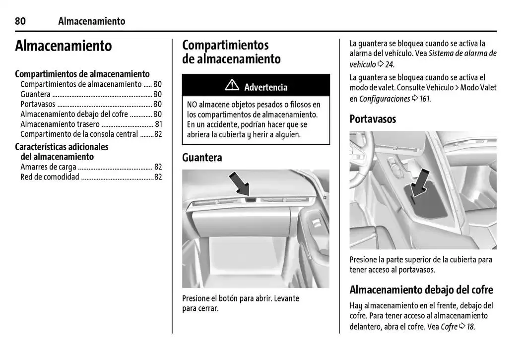 Catálogo de Chevrolet Corvette Stingray Manual del propietario 22 de enero al 31 de diciembre 2025 - Pagina 81