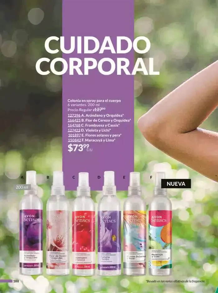 Catálogo de Avon COSMÉTICOS C18 9 de octubre al 15 de noviembre 2024 - Pagina 188