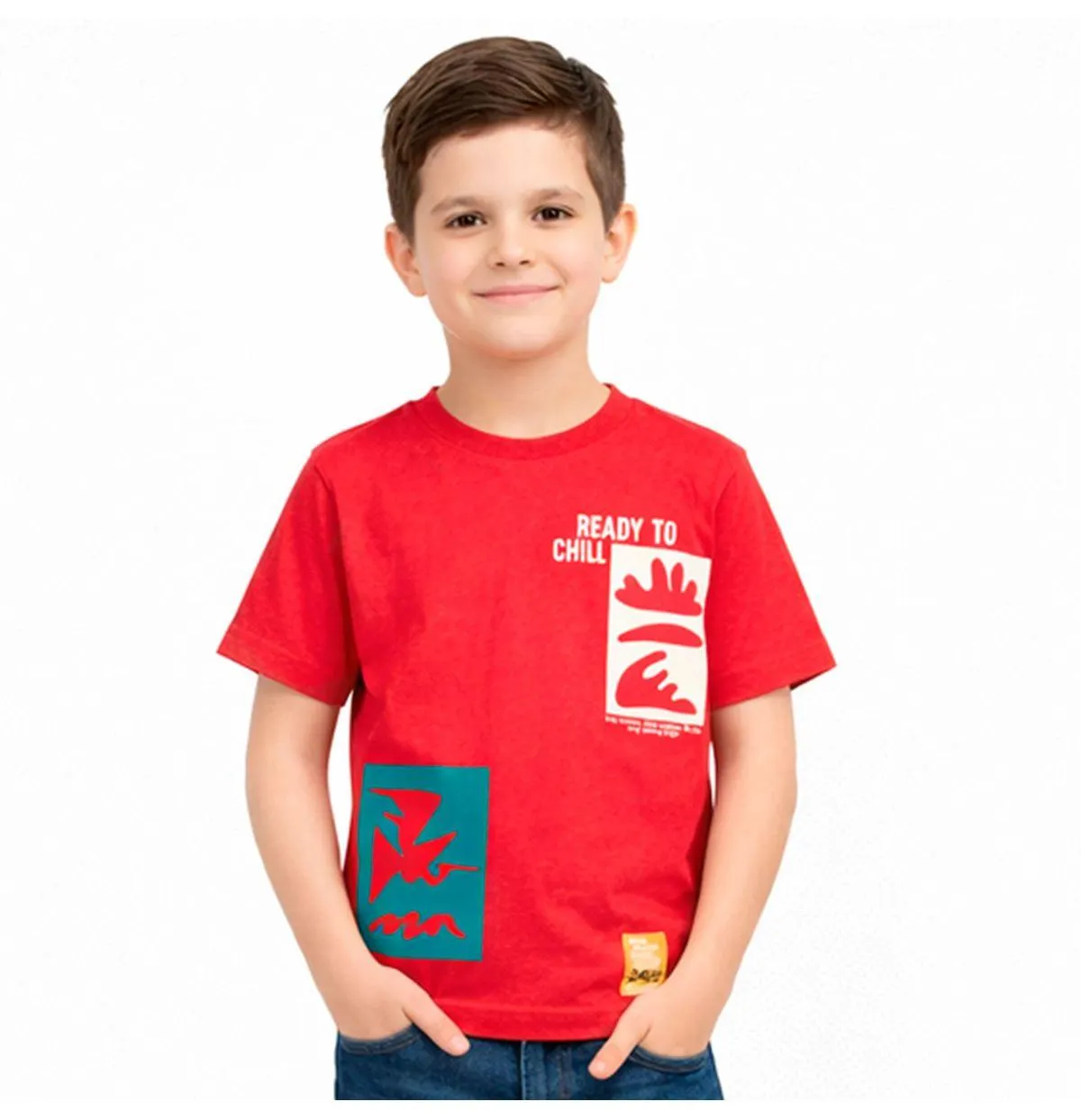 Playera Estivaneli Estampada Para Niños IXCB-37057