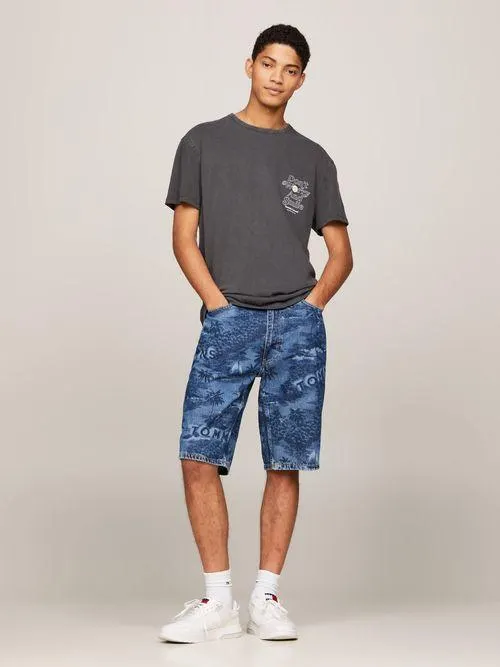 Playera con motivos gráficos estampados de hombre Tommy Jeans