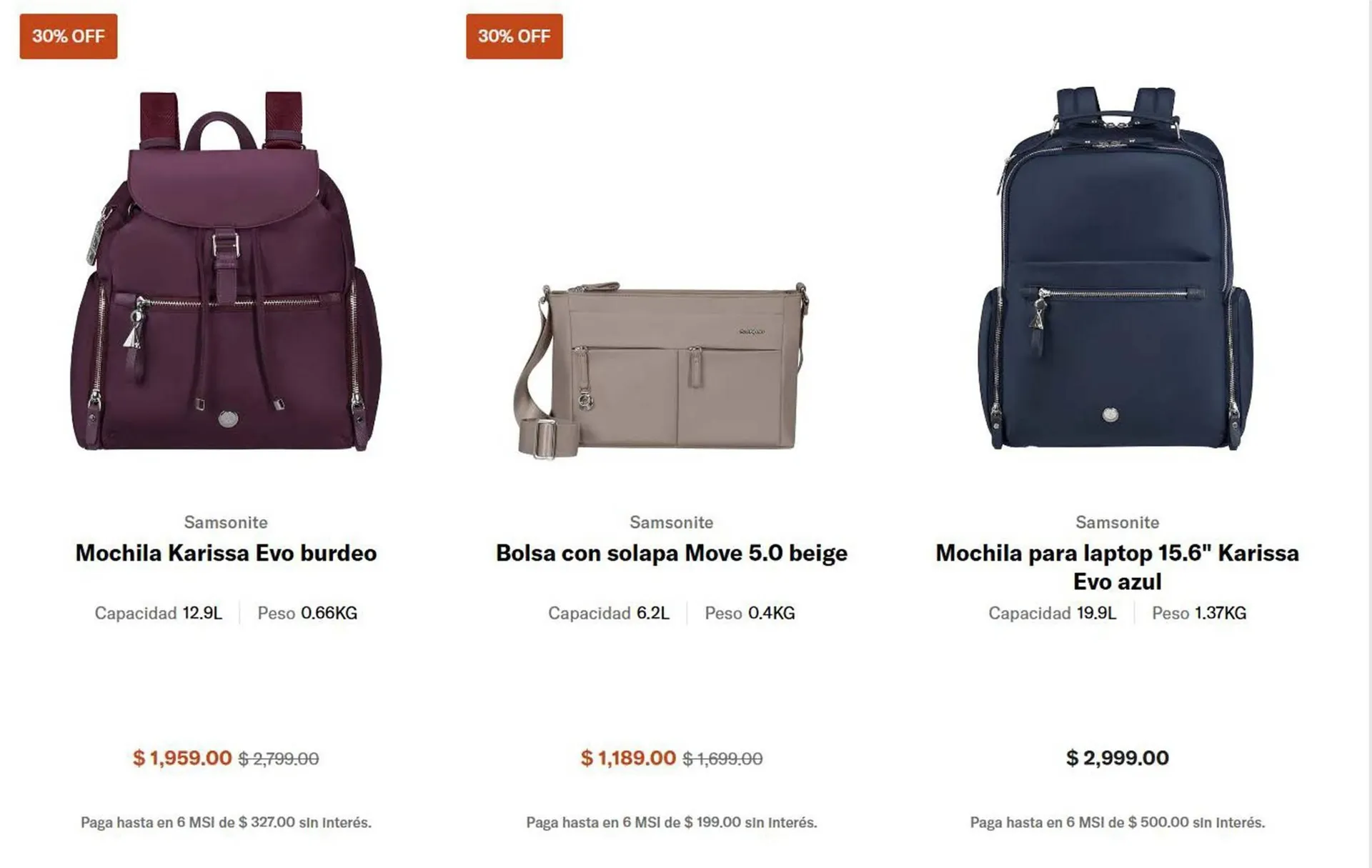 Catálogo de Catálogo Samsonite 21 de abril al 10 de mayo 2026 - Pagina 4