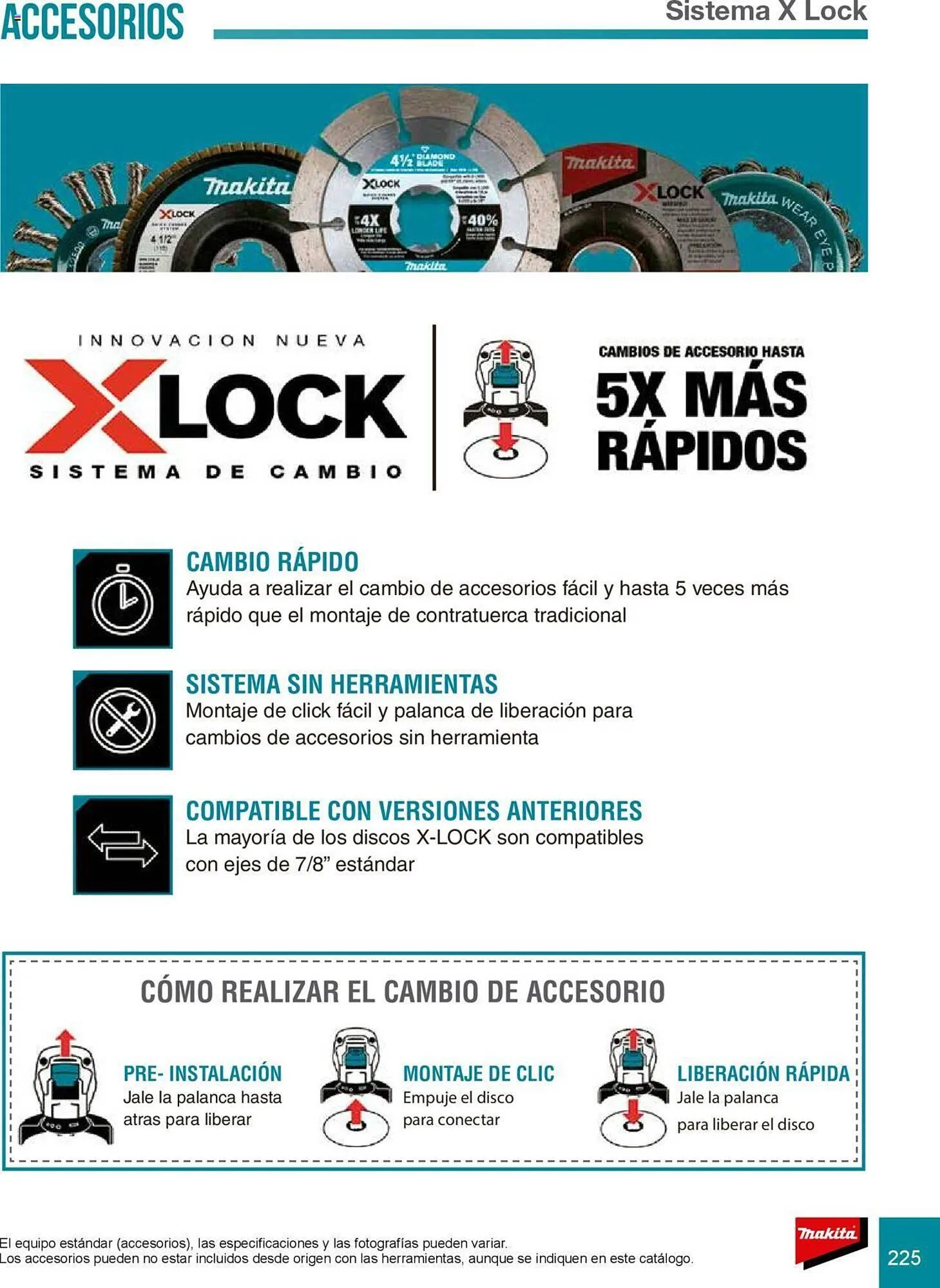 Catálogo de Catálogo Makita 8 de julio al 31 de diciembre 2025 - Pagina 225