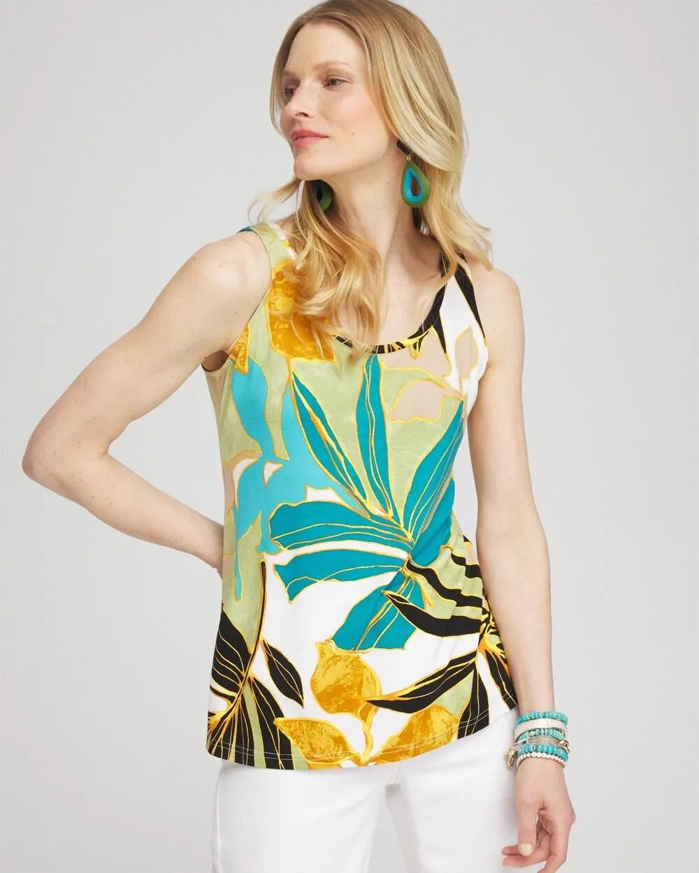 Touch of Cool™ Palms Polished Tank