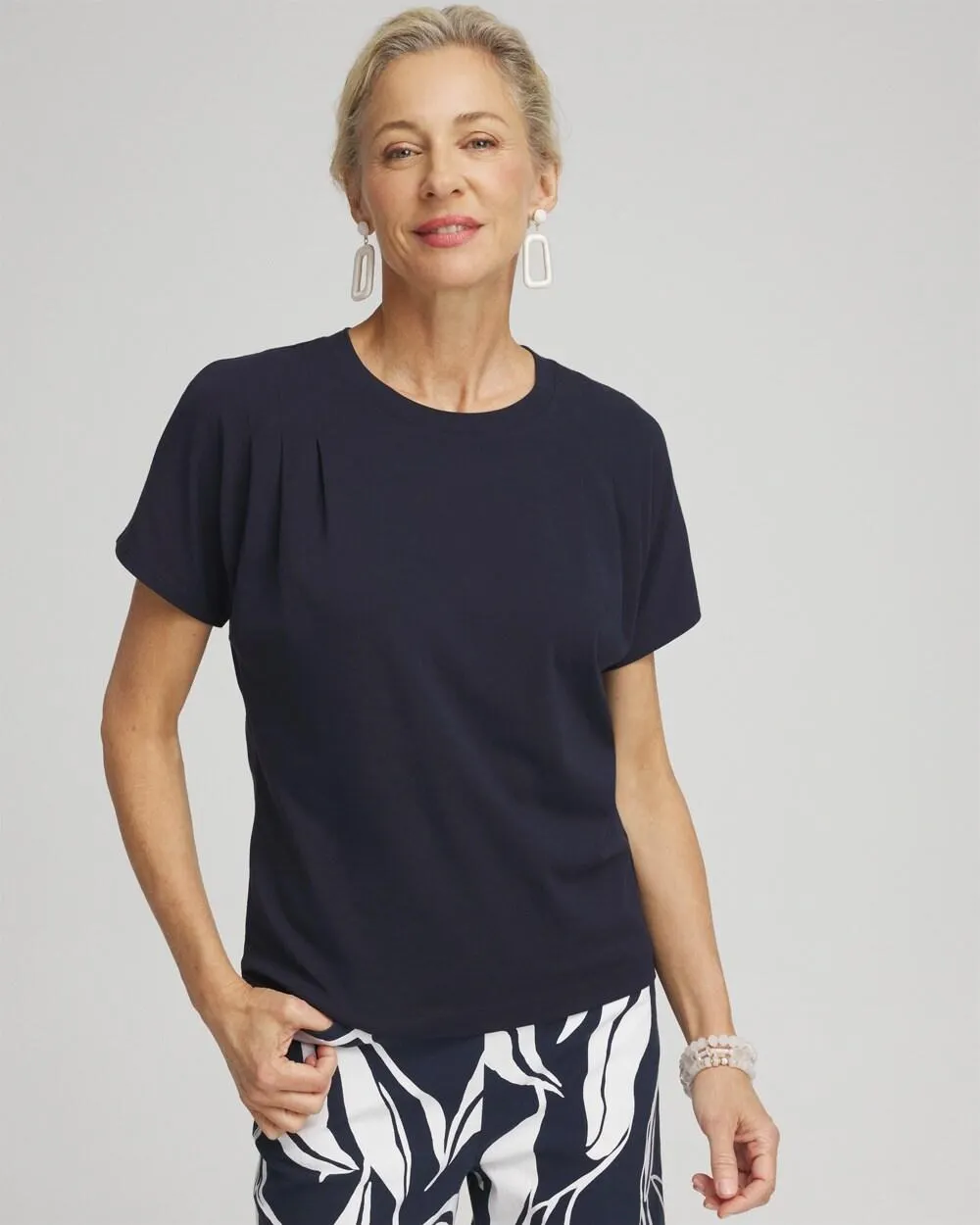 Touch of Cool™ Shoulder Detail Tee