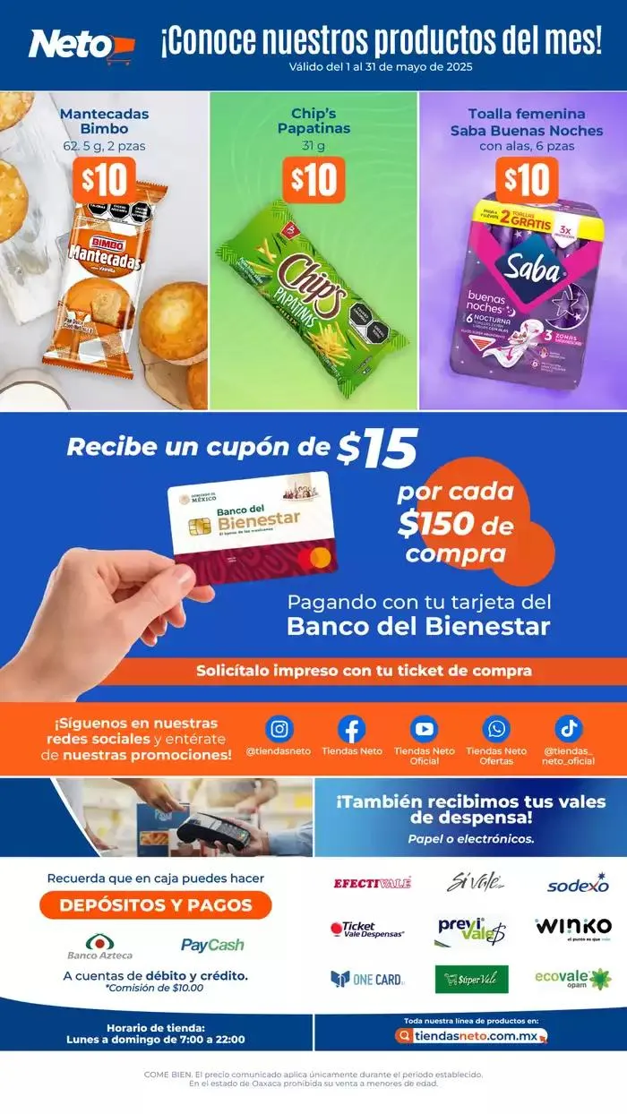 Catálogo de Ofertas Tiendas Neto 1 de mayo al 31 de mayo 2025 - Pagina 8