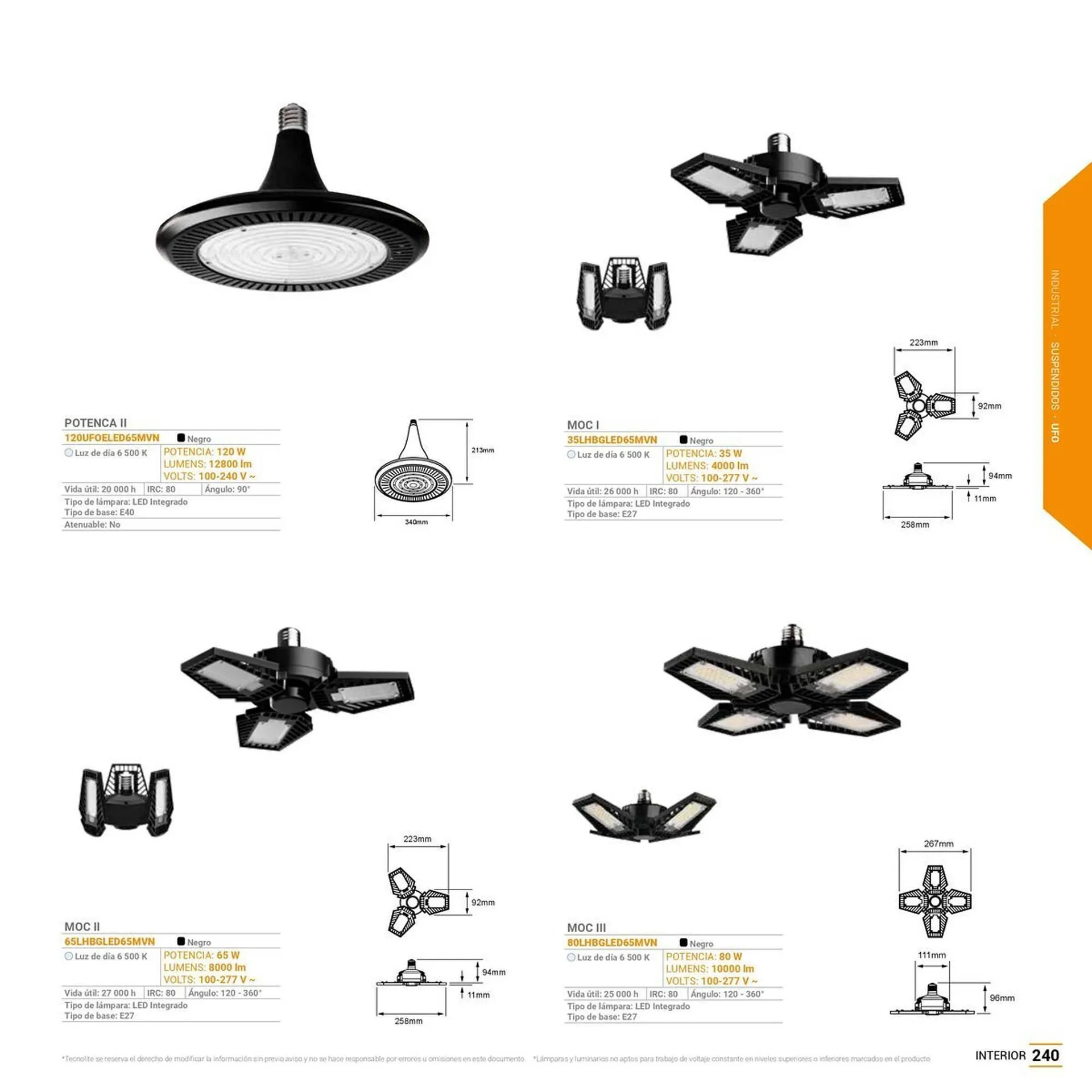 Catálogo de Catálogo Tecnolite 27 de junio al 31 de diciembre 2025 - Pagina 198