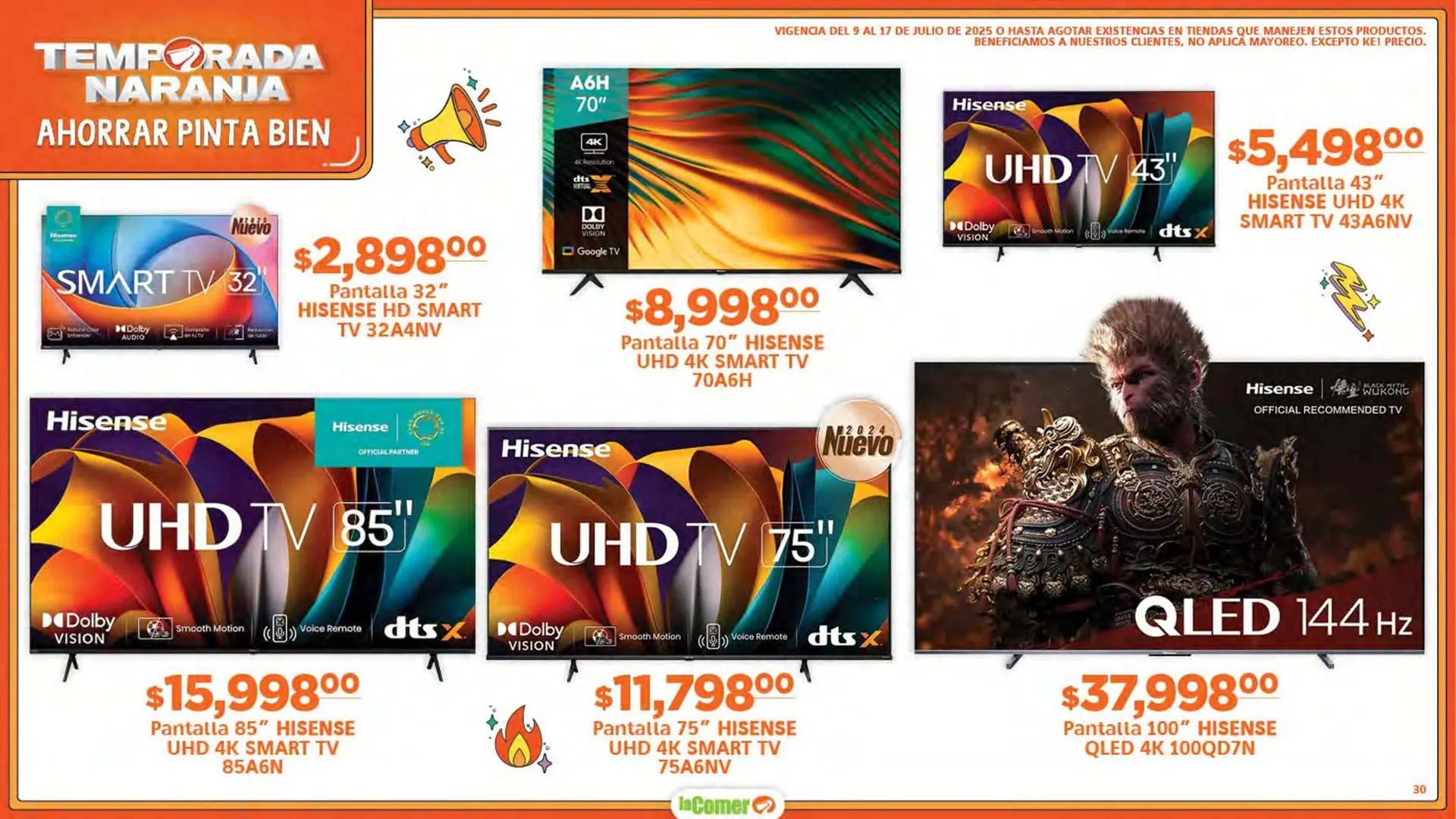 Catálogo de Catálogo La Comer 9 de julio al 17 de julio 2025 - Pagina 30