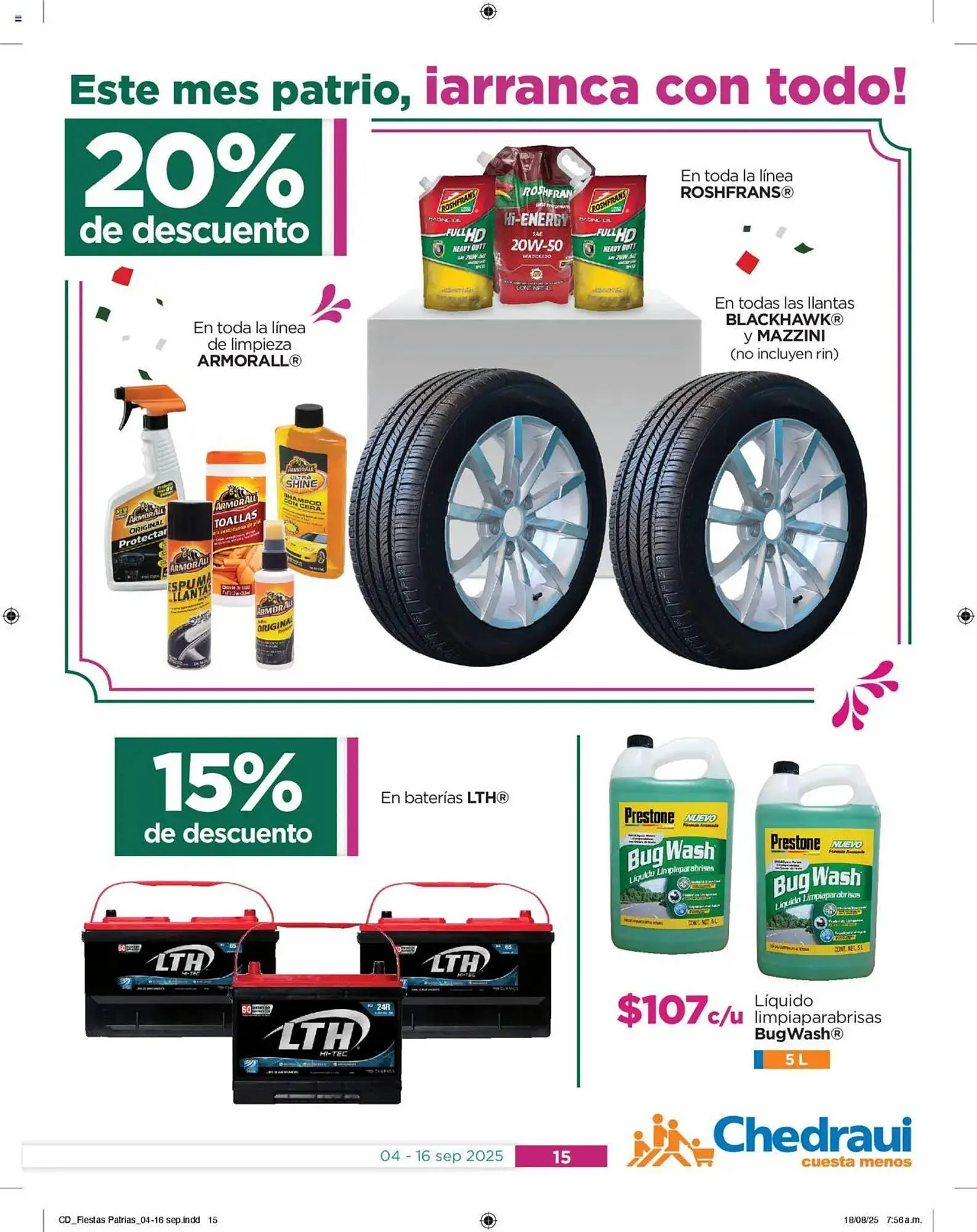 Catálogo de Folleto Chedraui 4 de septiembre al 17 de septiembre 2025 - Pagina 15