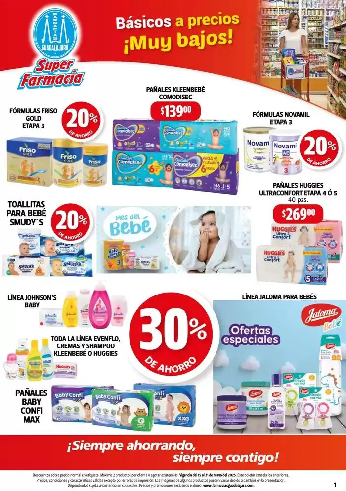 Catálogo de Boletín Farmacias Guadalajara 19 de mayo al 31 de mayo 2025 - Pagina 1