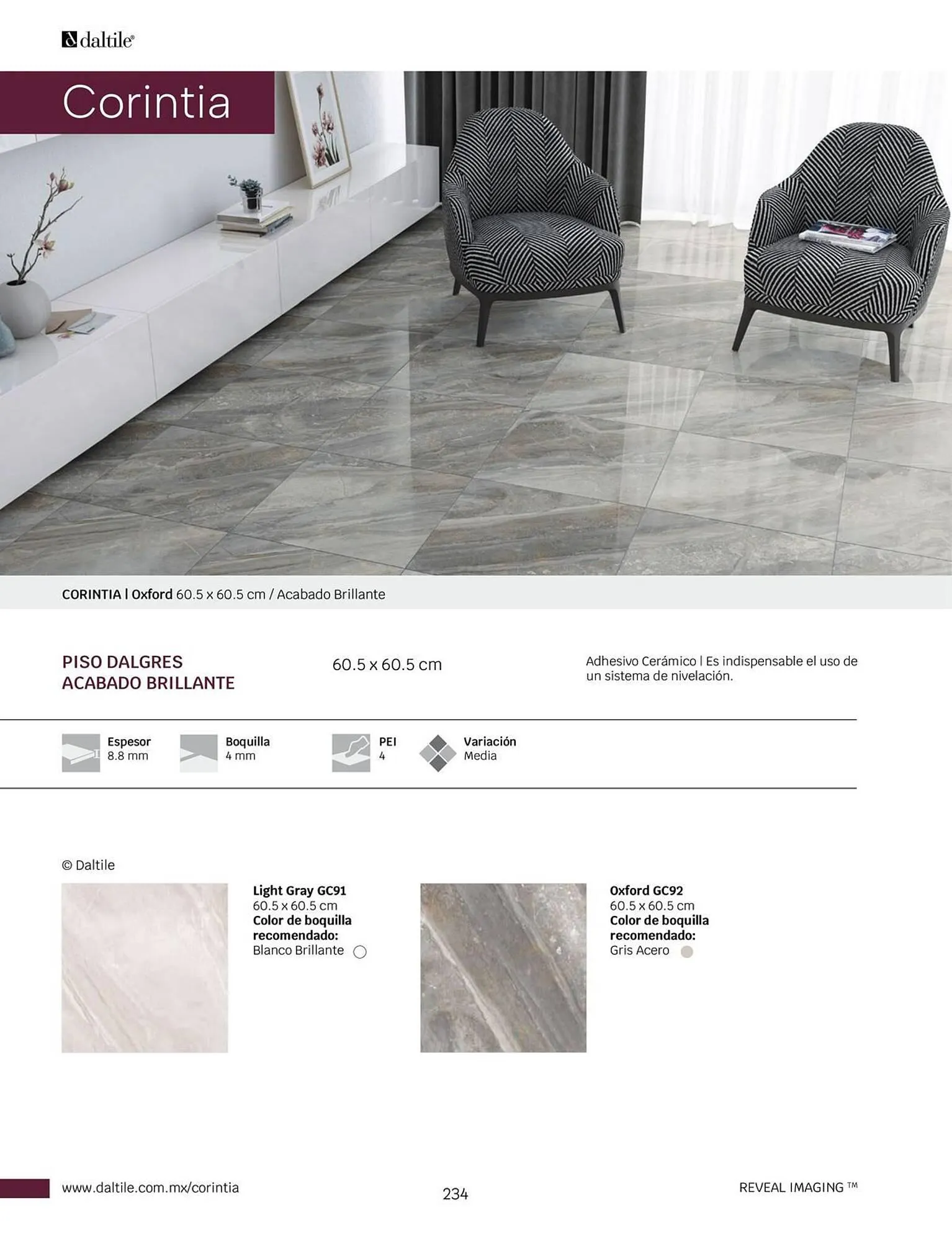 Catálogo de Catálogo Daltile 1 de enero al 31 de diciembre 2024 - Pagina 234