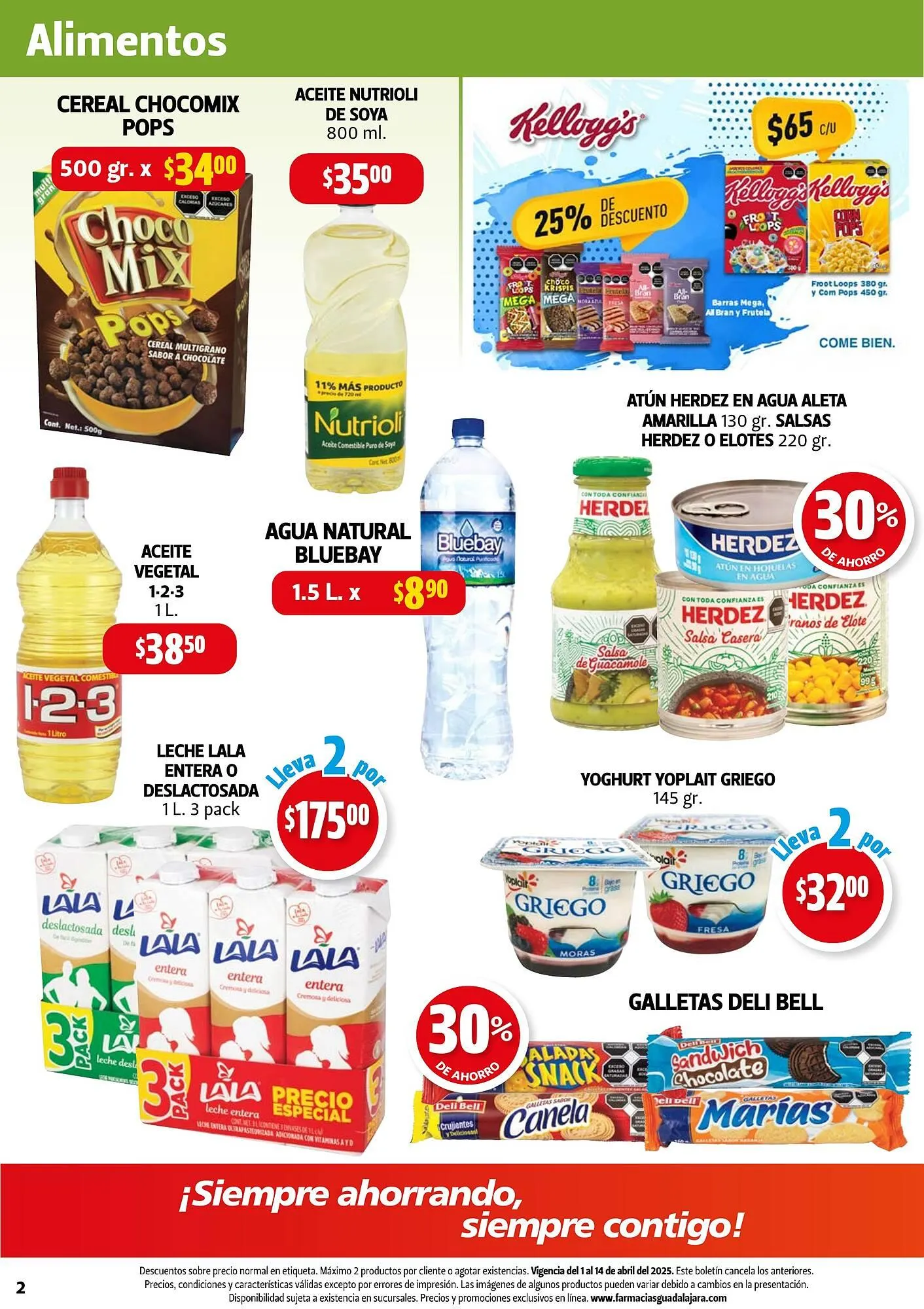 Catálogo de Catálogo Farmacias Guadalajara 1 de abril al 14 de abril 2025 - Pagina 2