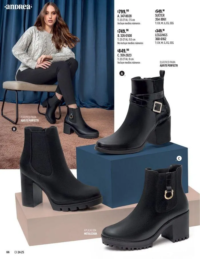 Catálogo de ANDREA - CALZADO DAMA 26 de agosto al 25 de enero 2025 - Pagina 162