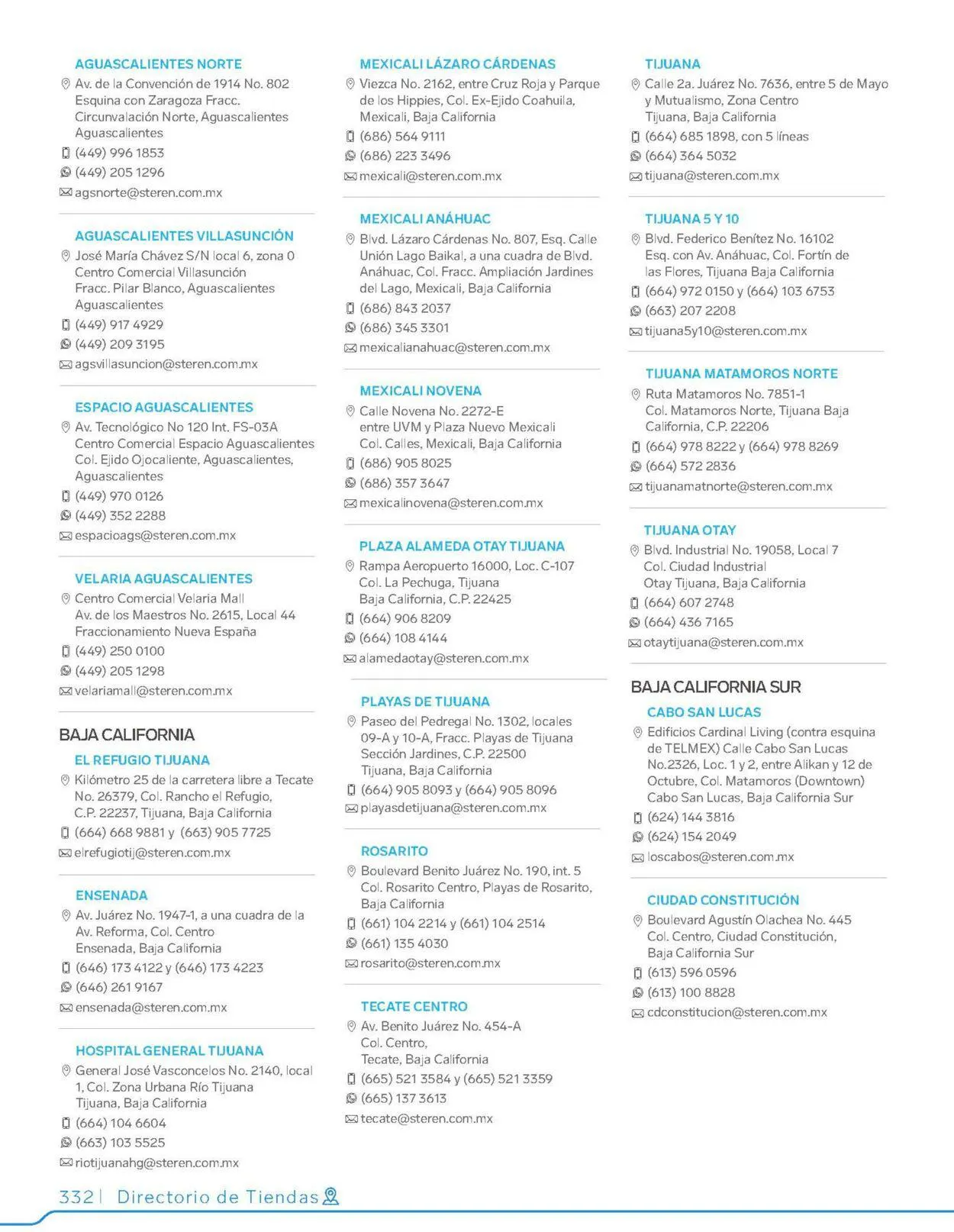 Catálogo de Steren 1 de febrero al 31 de diciembre 2023 - Pagina 352