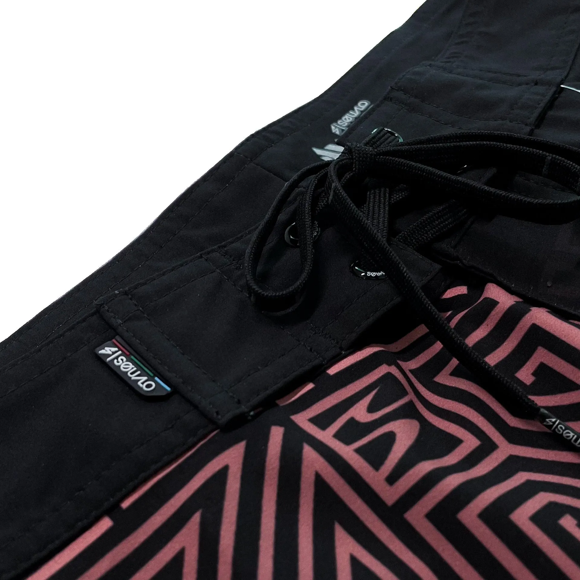 Traje de baño Boardshort Labyx Multicolor Negro