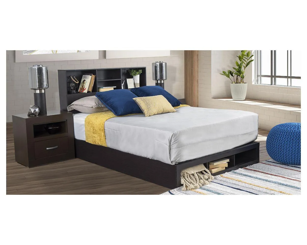 Cama Matrimonial Mateo Café