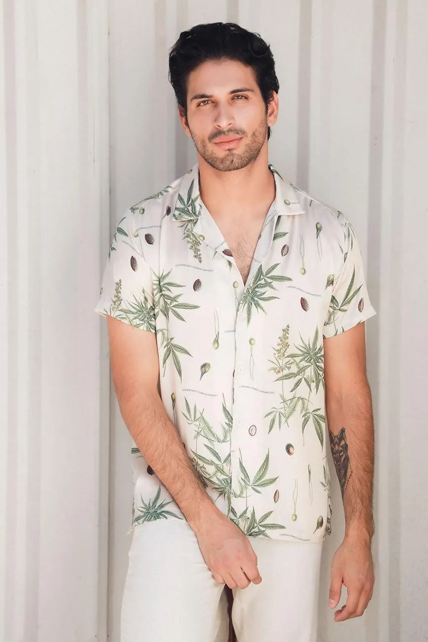 Camisa Estampada Manga Corta