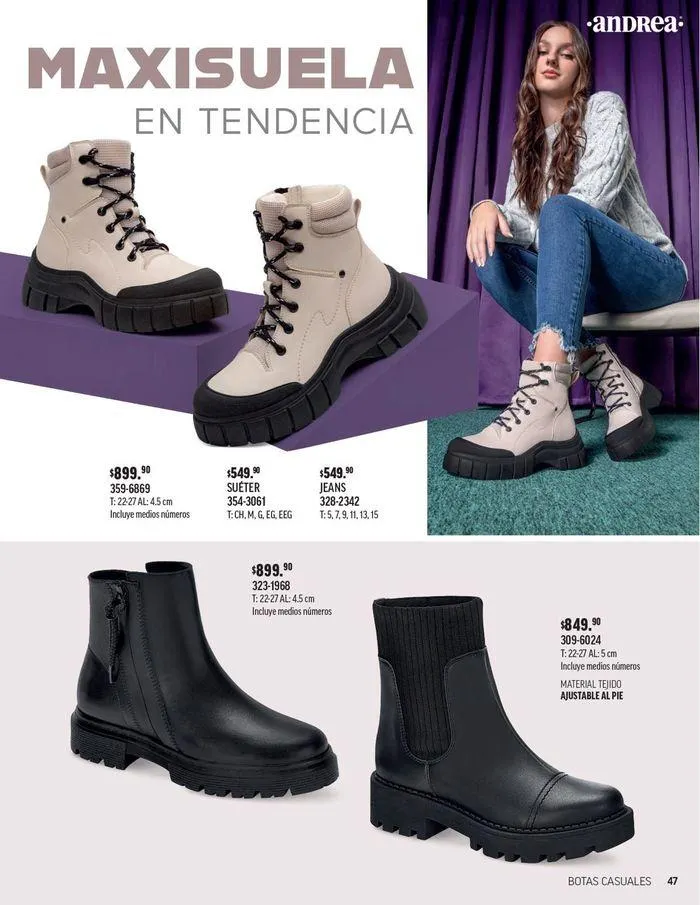 Catálogo de ANDREA - CALZADO DAMA 26 de agosto al 25 de enero 2025 - Pagina 141
