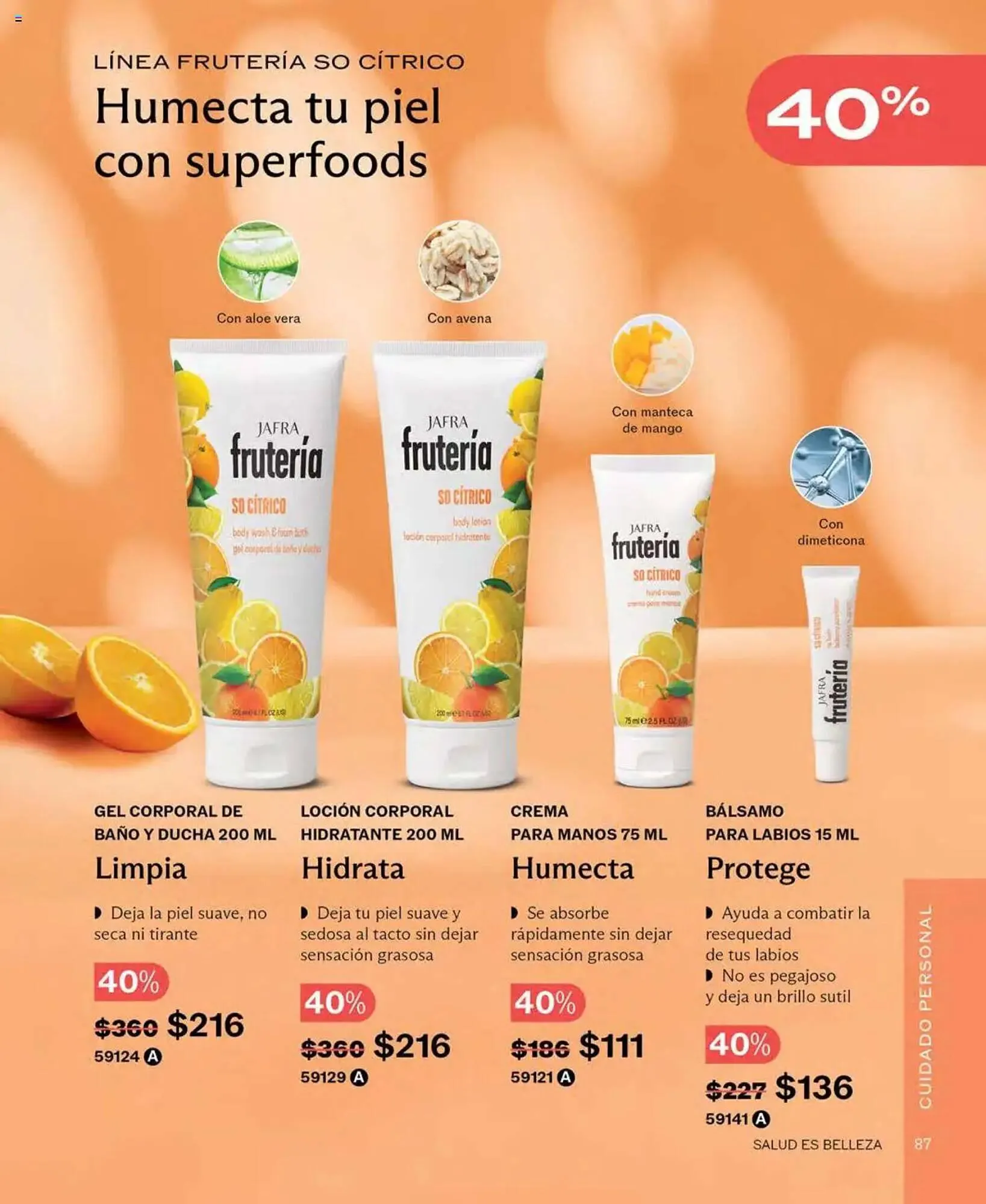 Catálogo de Catálogo Jafra 1 de marzo al 31 de marzo 2025 - Pagina 87