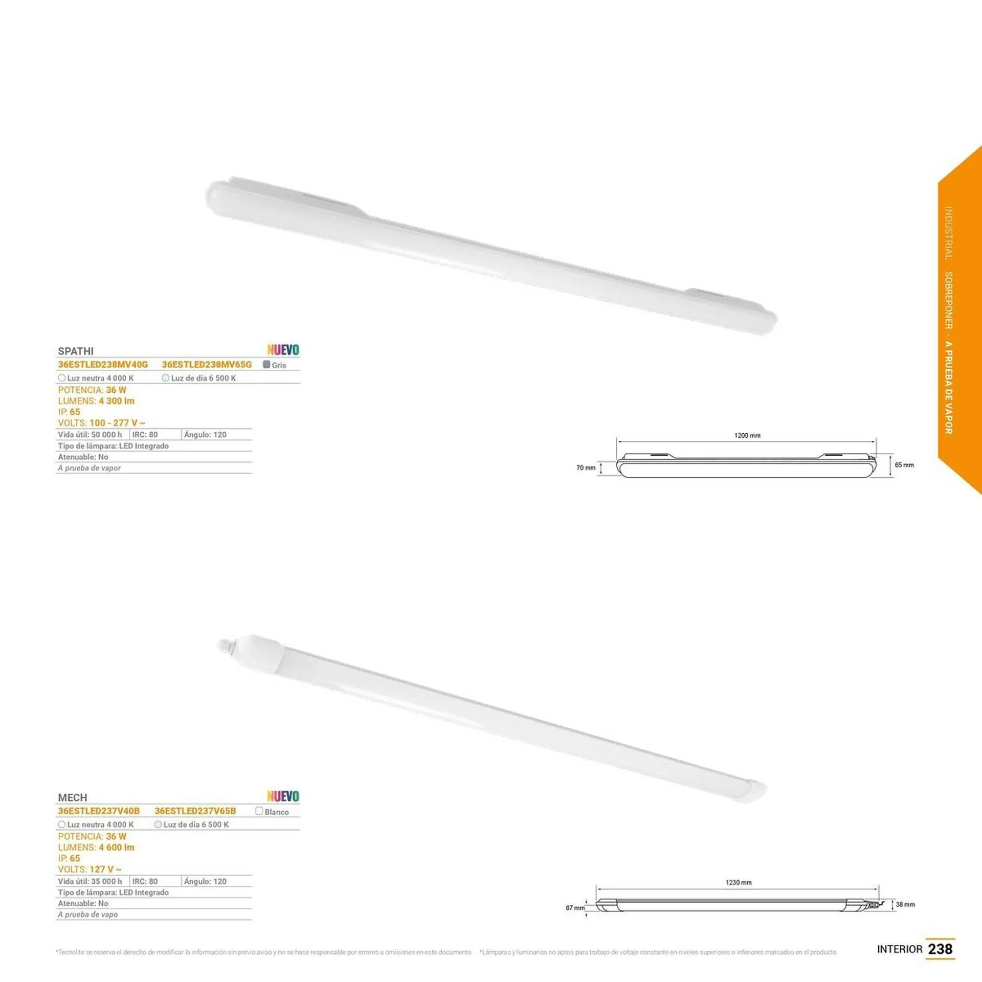 Catálogo de Catálogo Tecnolite 27 de junio al 31 de diciembre 2025 - Pagina 196