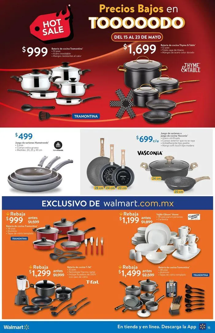 Catálogo de Walmart - Hot Sale 22 de mayo al 23 de mayo 2024 - Pagina 6
