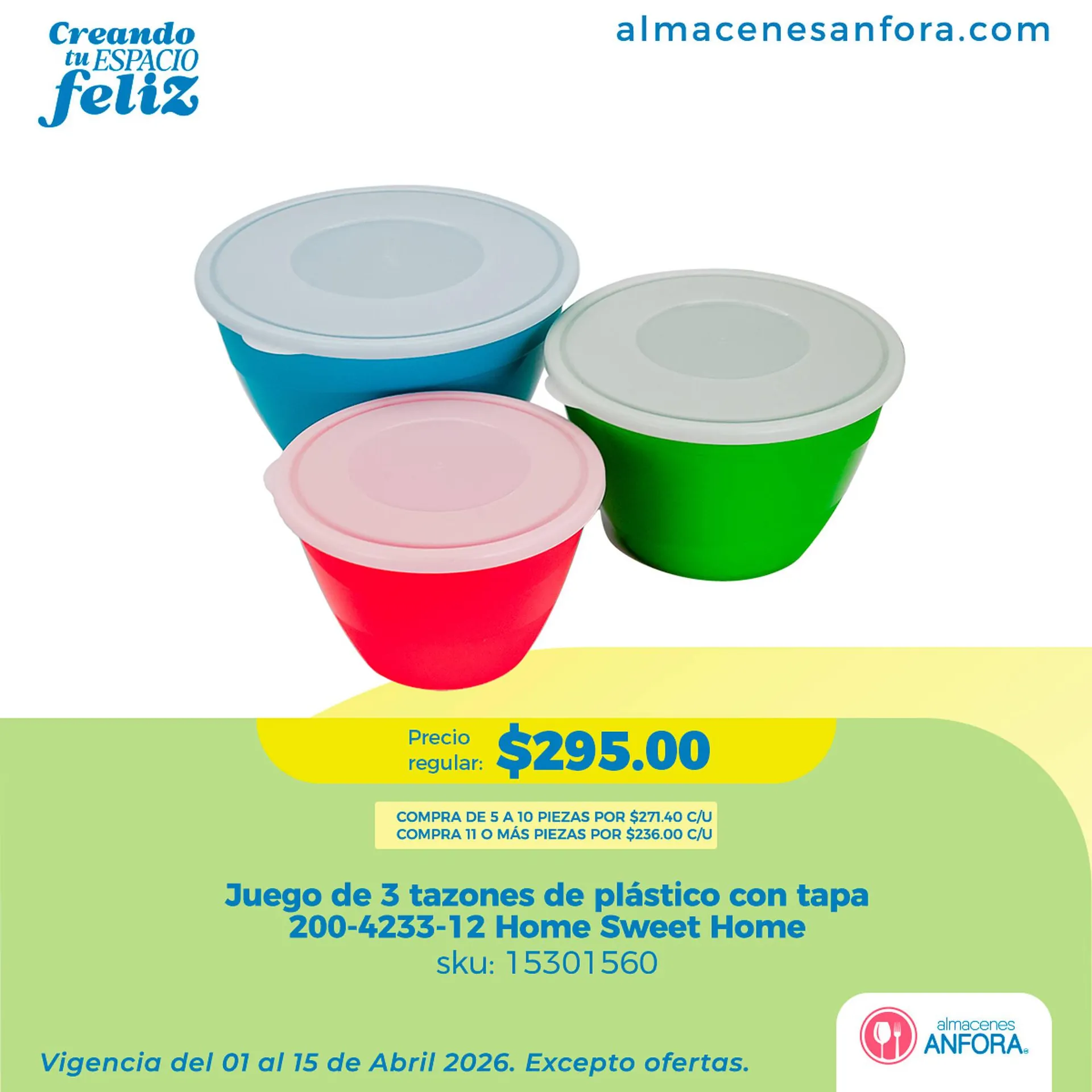 Catálogo de Catálogo Almacenes Anfora 4 de abril al 15 de abril 2026 - Pagina 3