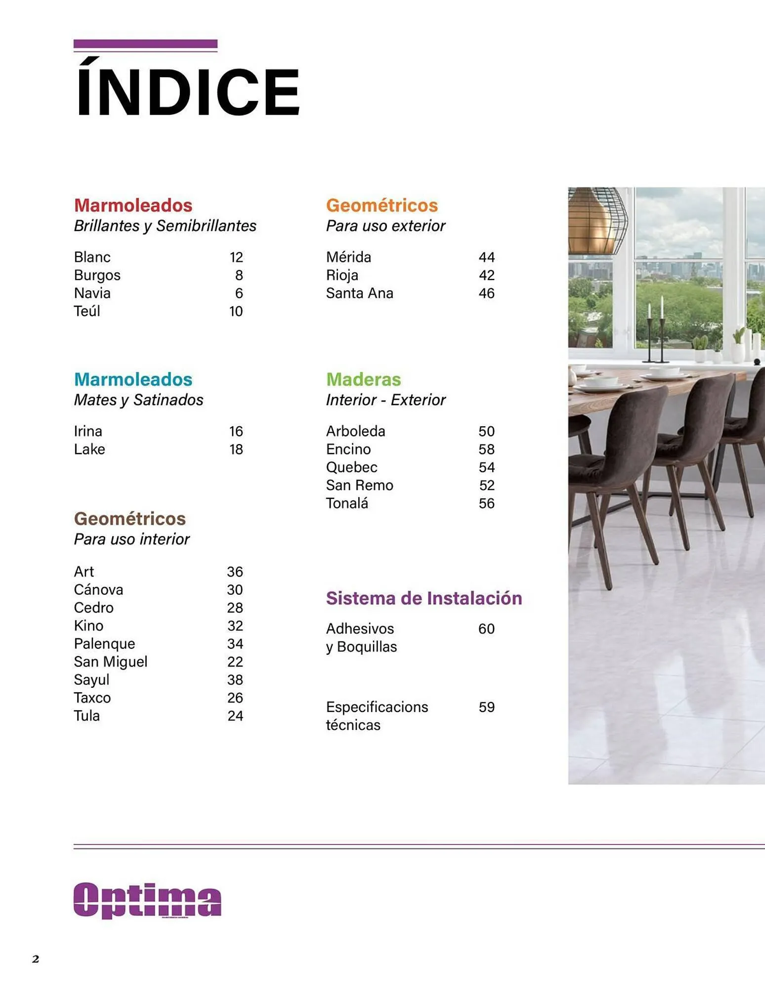 Catálogo de Catálogo Daltile 1 de enero al 31 de diciembre 2024 - Pagina 2