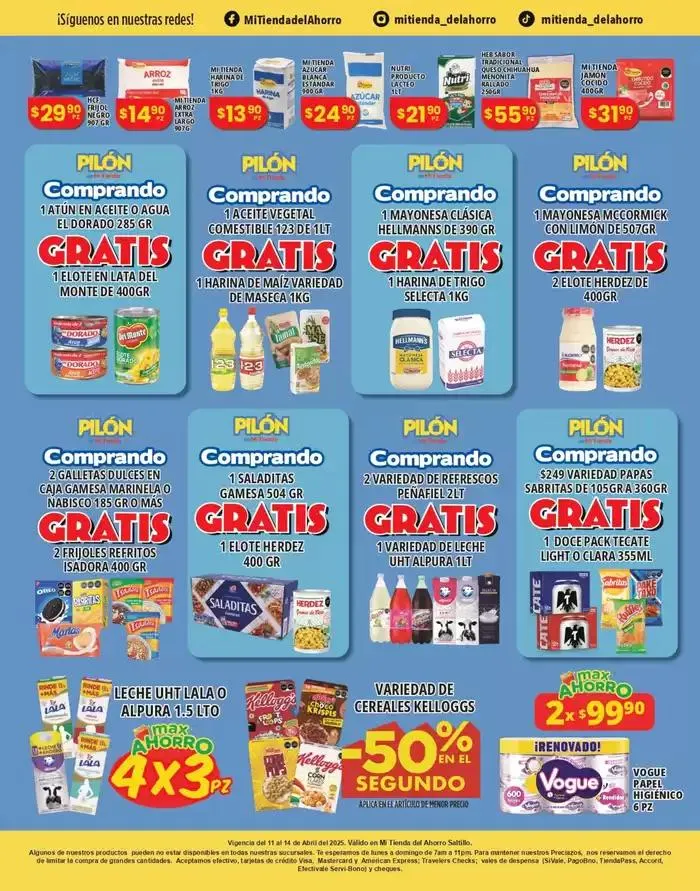 Catálogo de Ofertas Mi Tienda del Ahorro 11 de abril al 14 de abril 2025 - Pagina 2