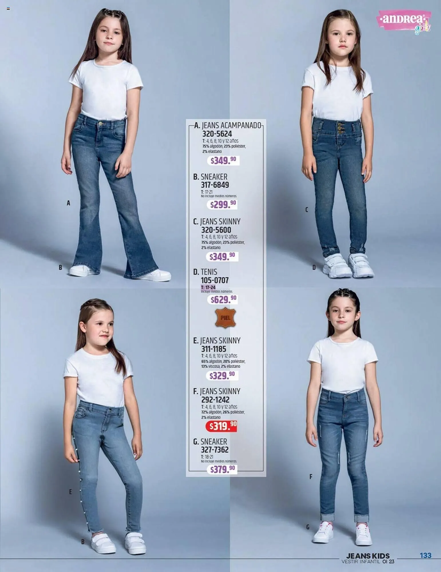 Catálogo de Catálogo Andrea 27 de agosto al 27 de enero 2024 - Pagina 133