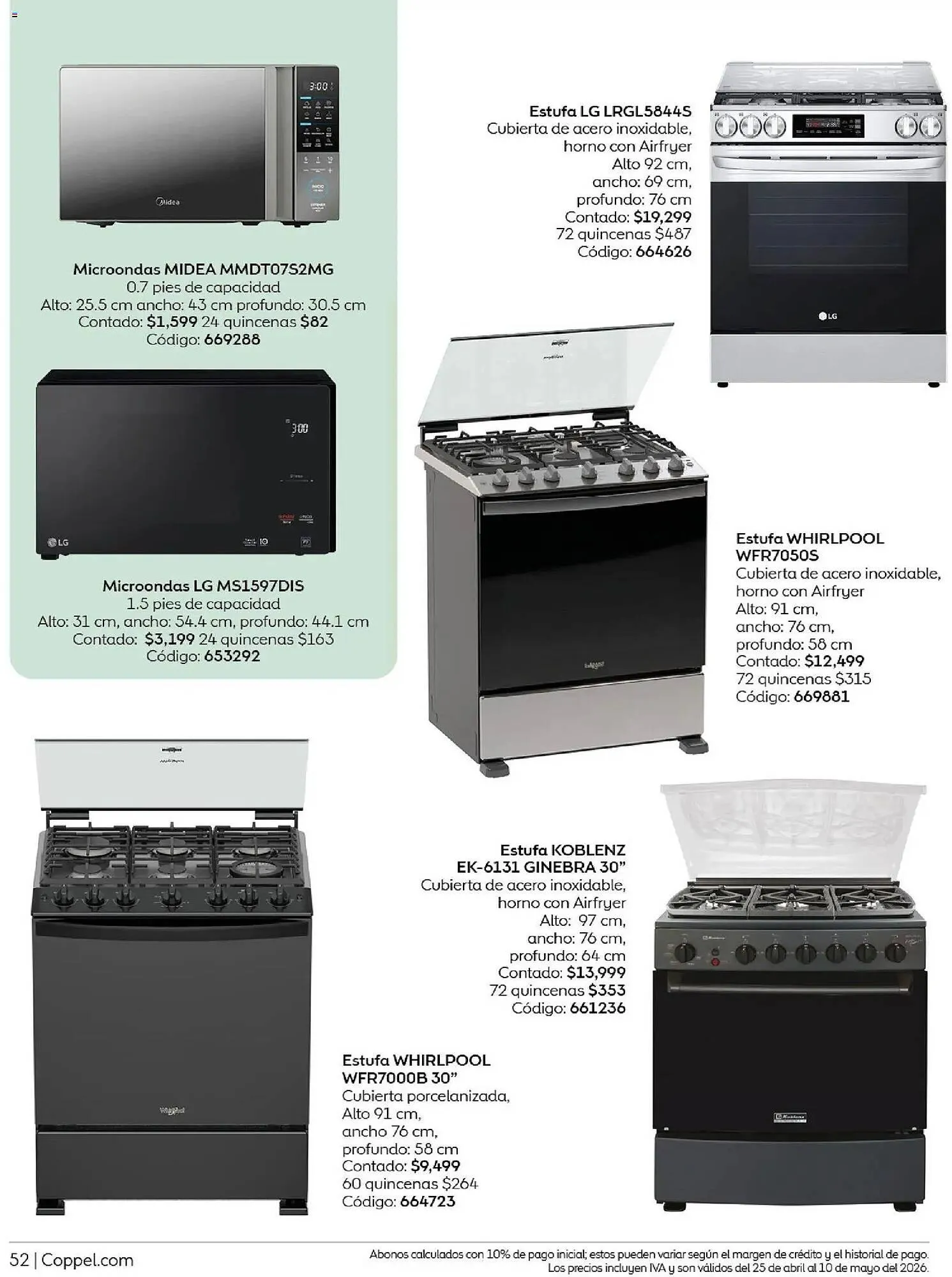 Catálogo de Catálogo Coppel 25 de abril al 10 de mayo 2026 - Pagina 52