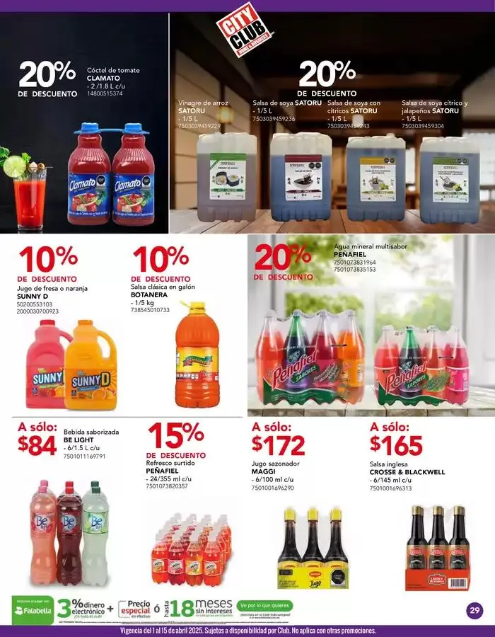 Catálogo de Folleto 1 de abril al 30 de abril 2025 - Pagina 29