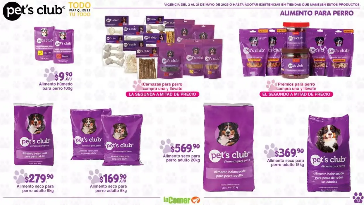 Catálogo de La Comer - Especial Mascotas 2 de mayo al 21 de mayo 2025 - Pagina 13