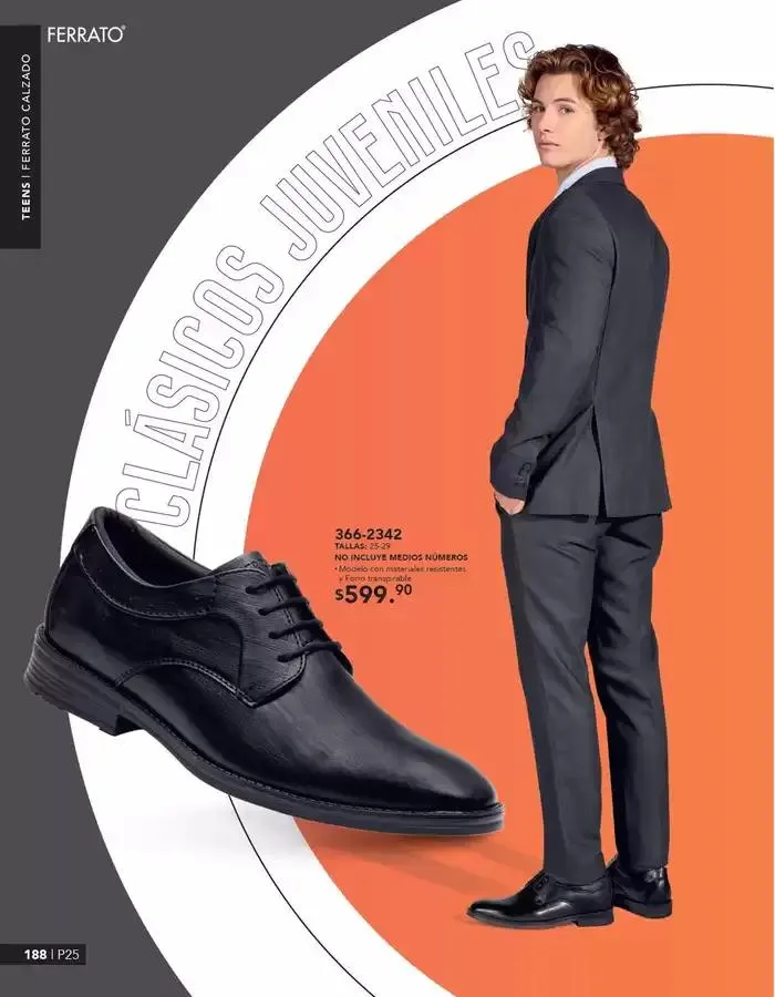 Catálogo de ANDREA | CALZADO CABALLERO 26 de enero al 24 de mayo 2025 - Pagina 188