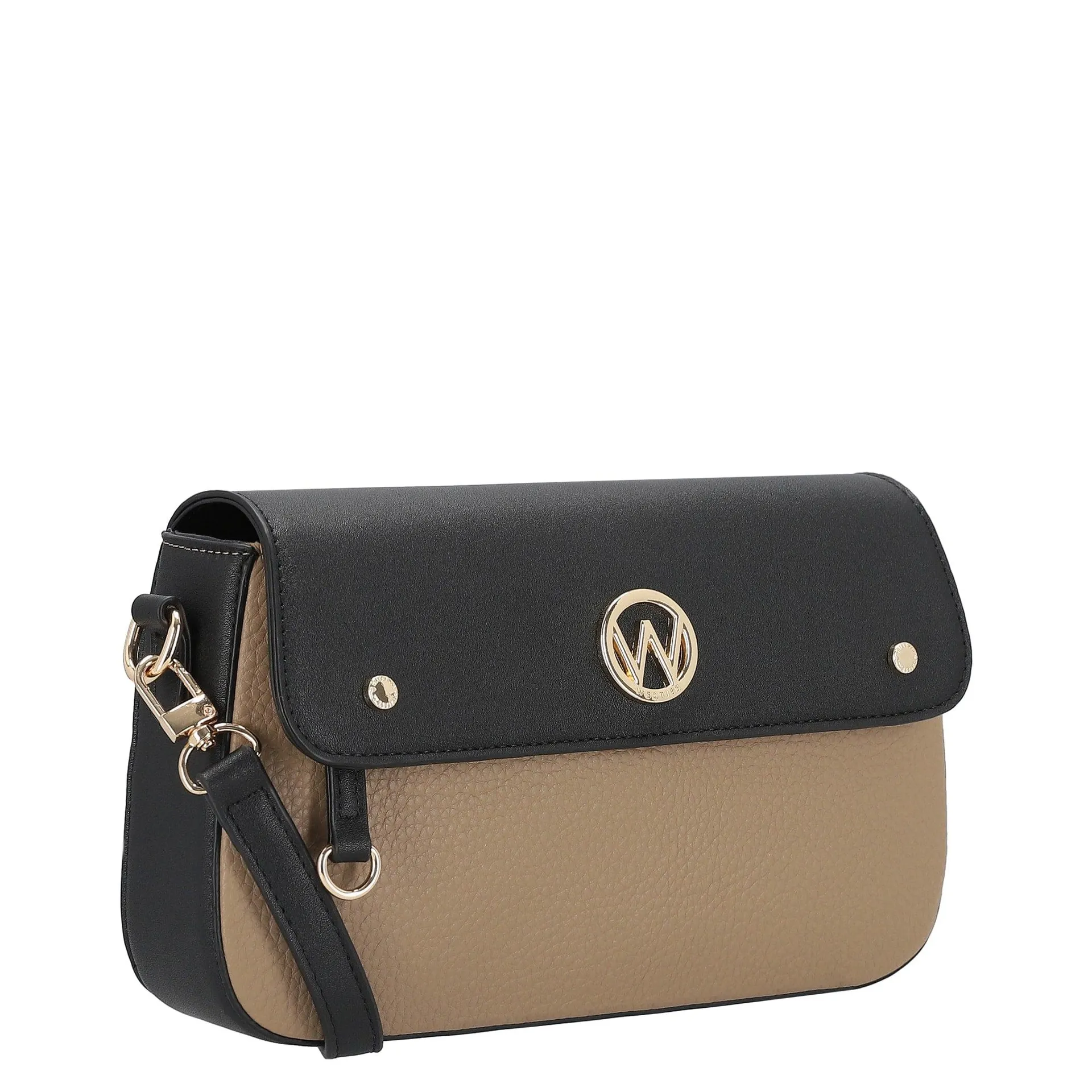 Bolsa Crossbody Rainier Ritacuba Sintetico Taupe Multicolor Westies