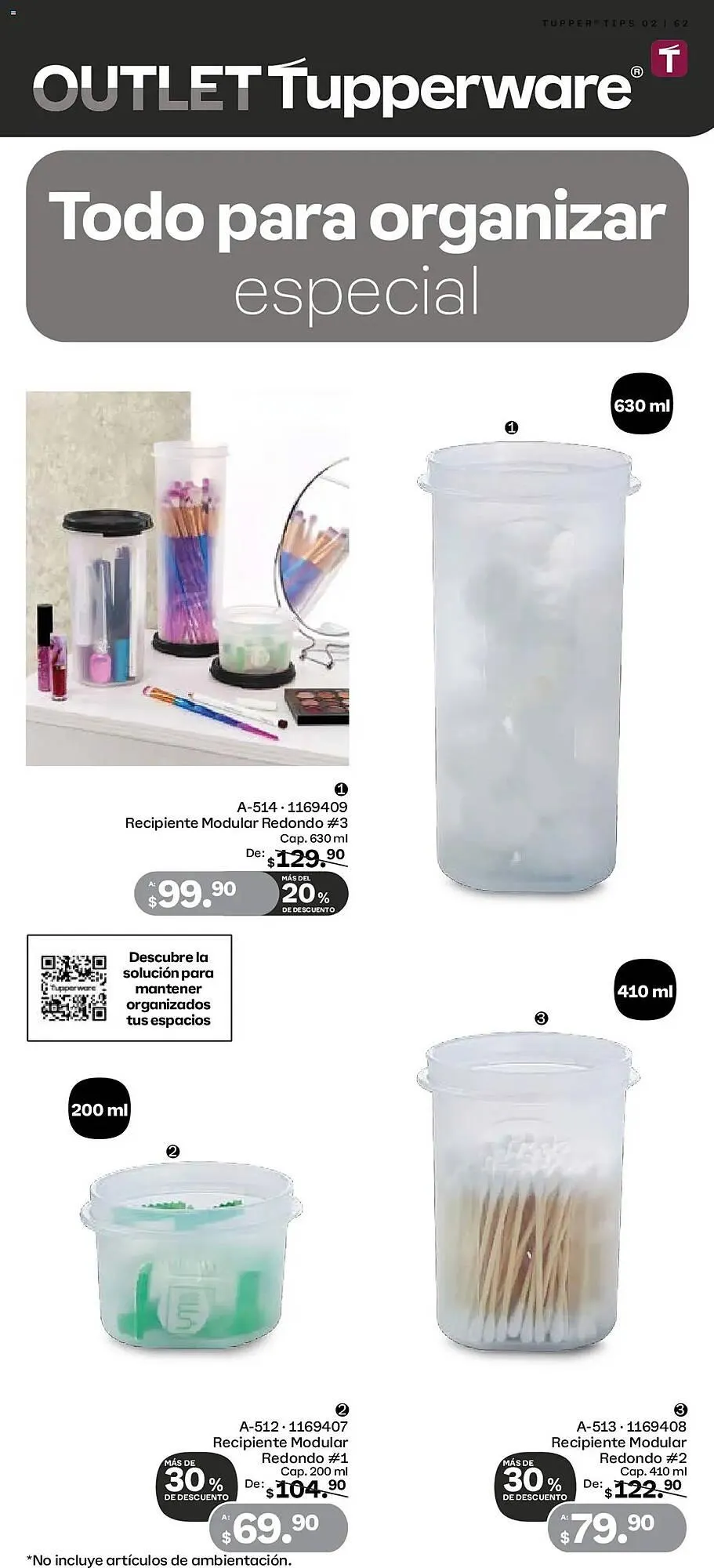 Catálogo de Catálogo Tupperware 27 de enero al 23 de febrero 2025 - Pagina 62