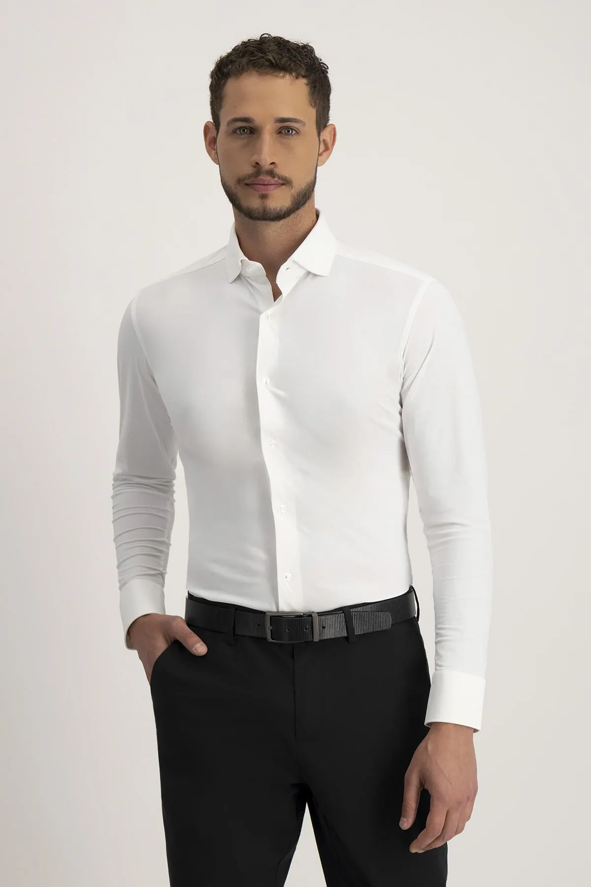 Camisa Formal Roberts Red Blanco Slim Fit