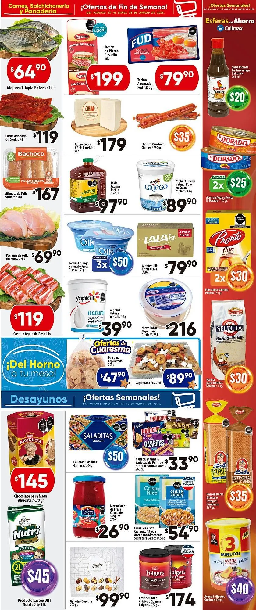 Catálogo de Folleto Calimax 20 de marzo al 23 de marzo 2026 - Pagina 2