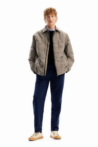 Cazadora acolchada bordados