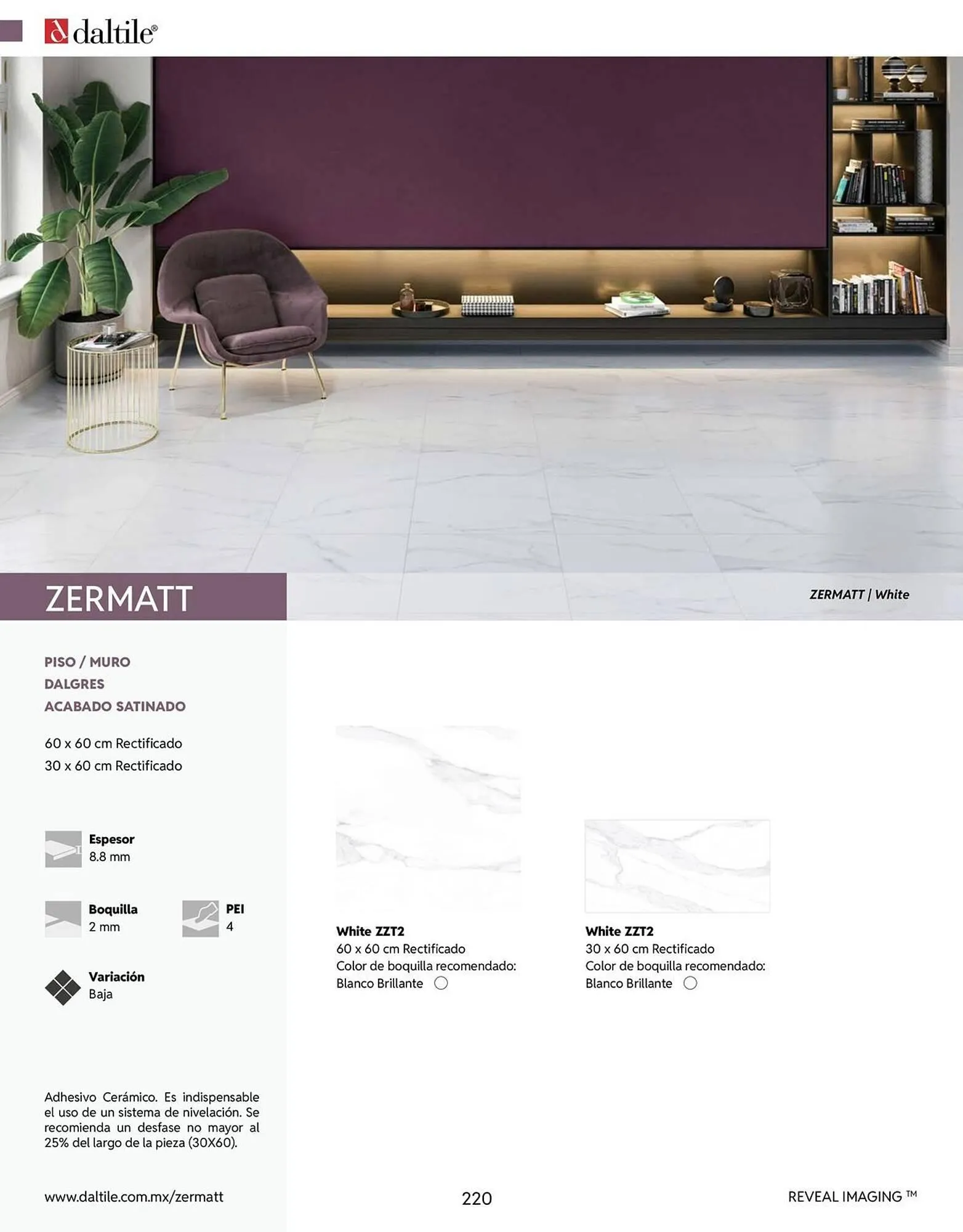 Catálogo de Catálogo Daltile 13 de enero al 31 de diciembre 2026 - Pagina 220
