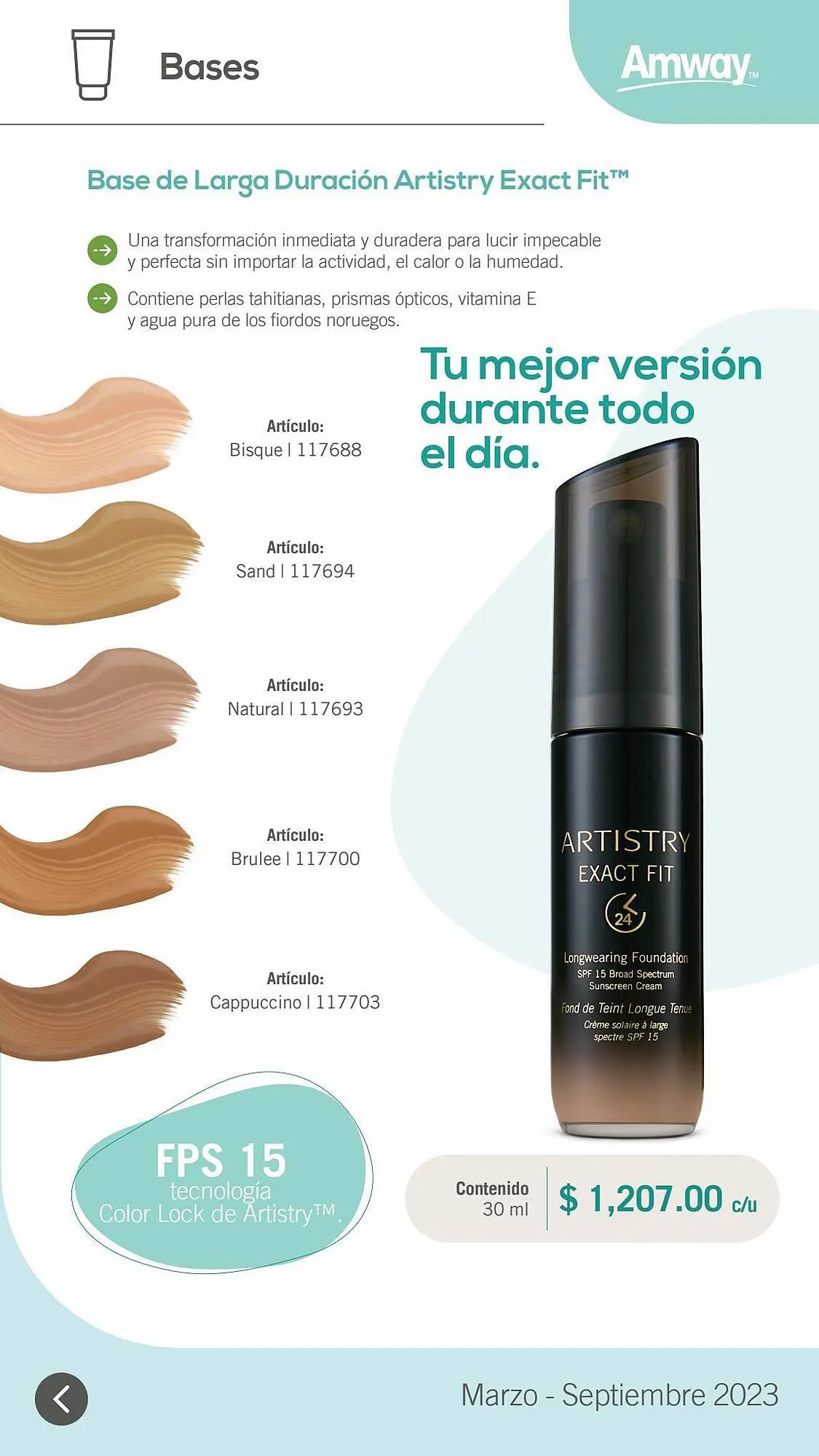 Catálogo de Catálogo Amway 5 de septiembre al 30 de septiembre 2023 - Pagina 23