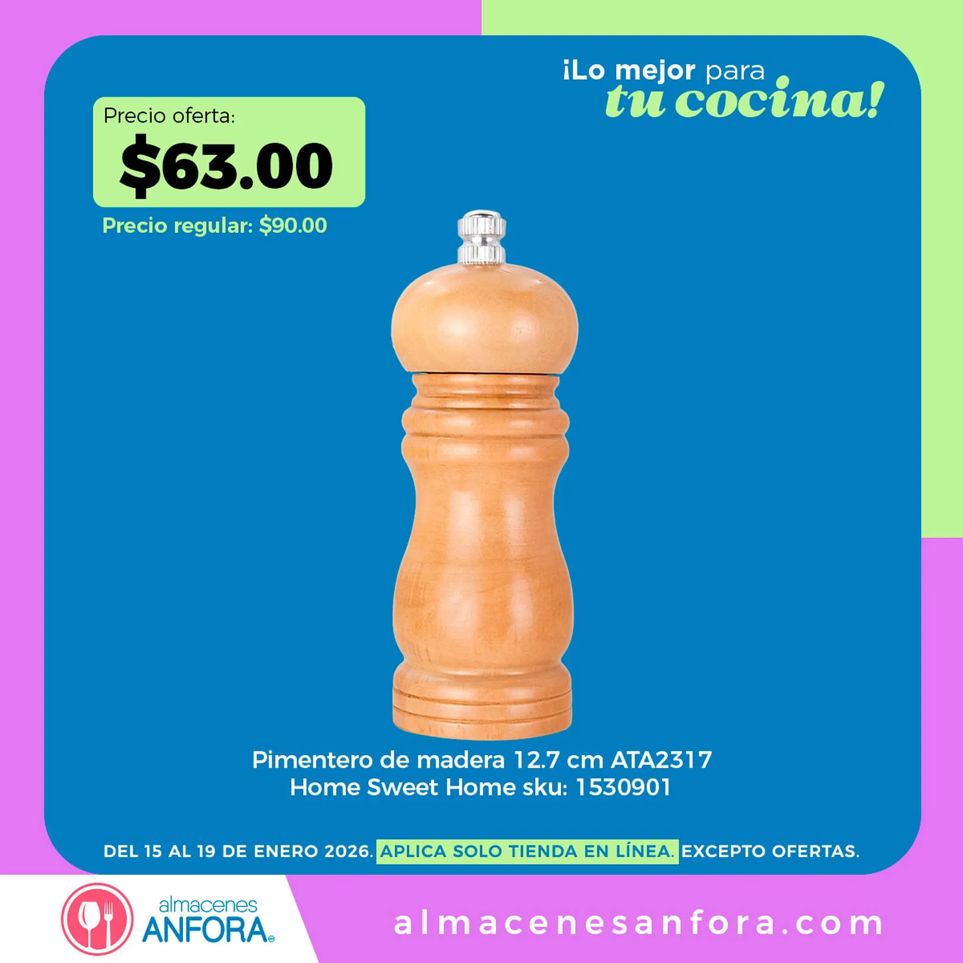 Catálogo de Catálogo Almacenes Anfora 17 de enero al 19 de enero 2026 - Pagina 1