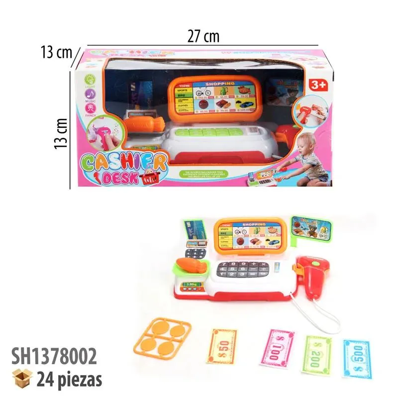 CAJA REGISTRADORA CON LUZ Y SONIDO