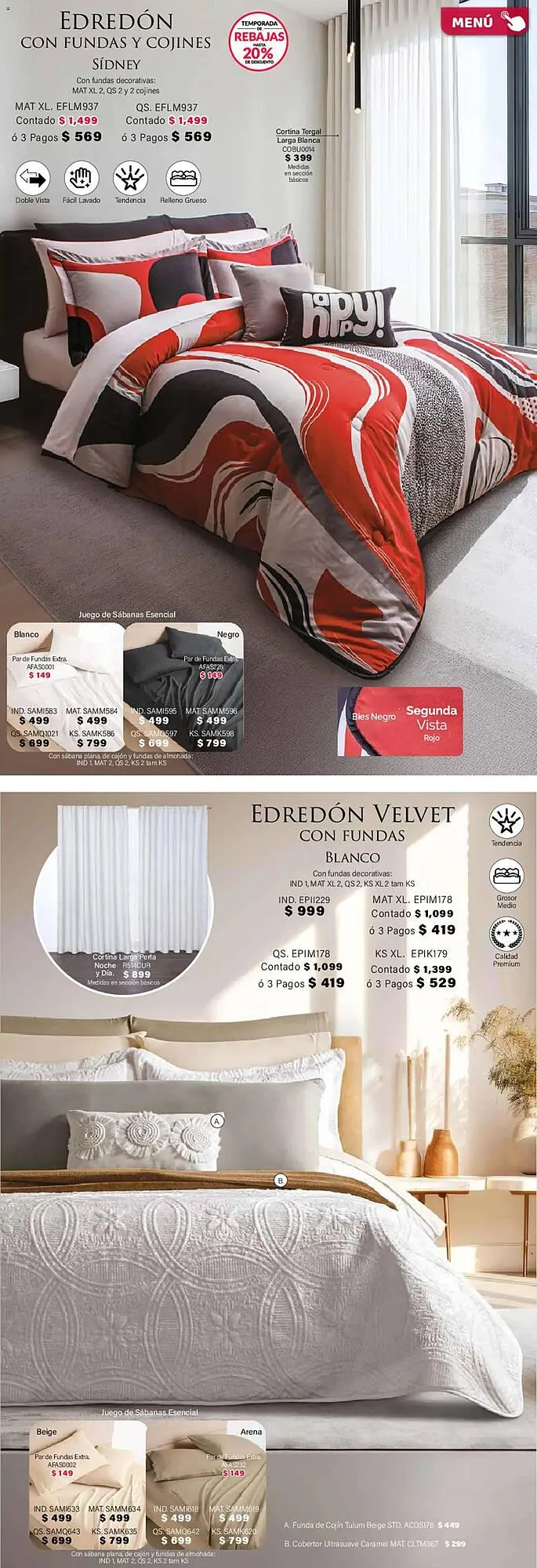 Catálogo de Catálogo Colchas Concord 1 de febrero al 2 de mayo 2026 - Pagina 36