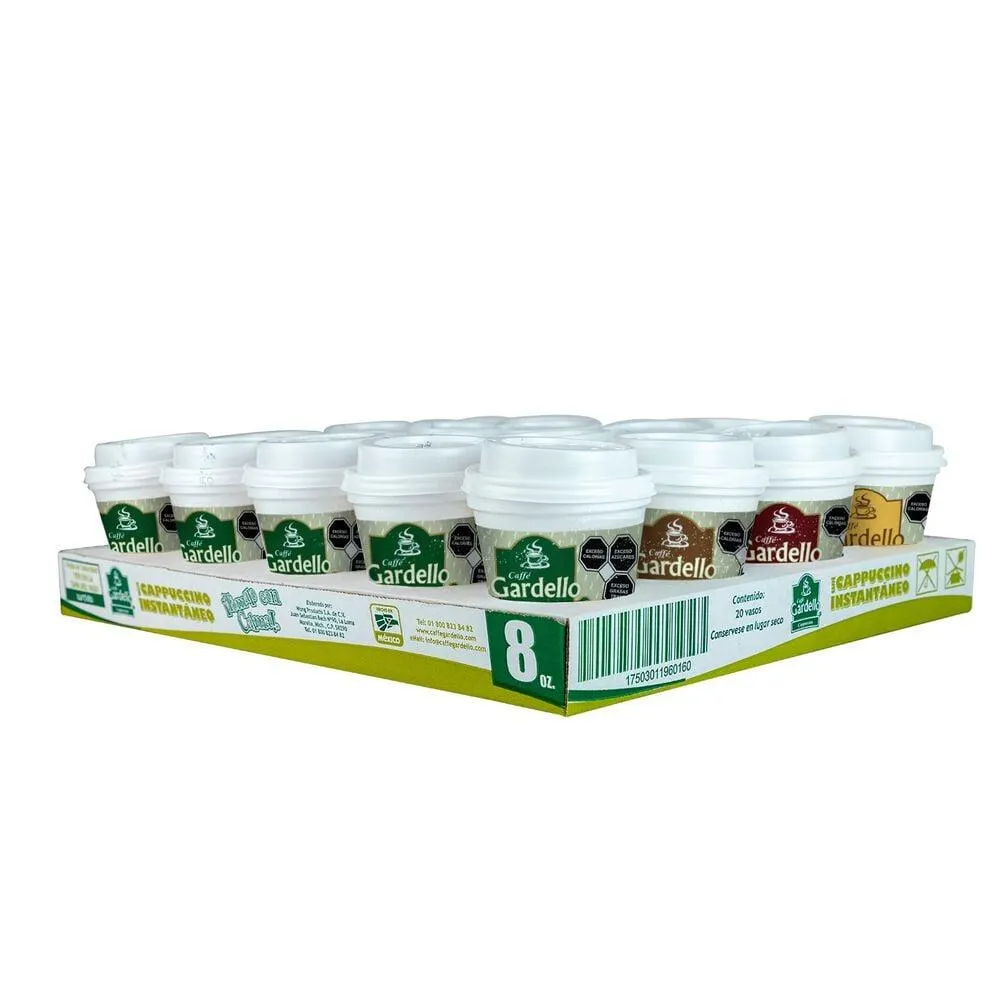 Café Cappuccino Surtido Gardello 20/8 oz