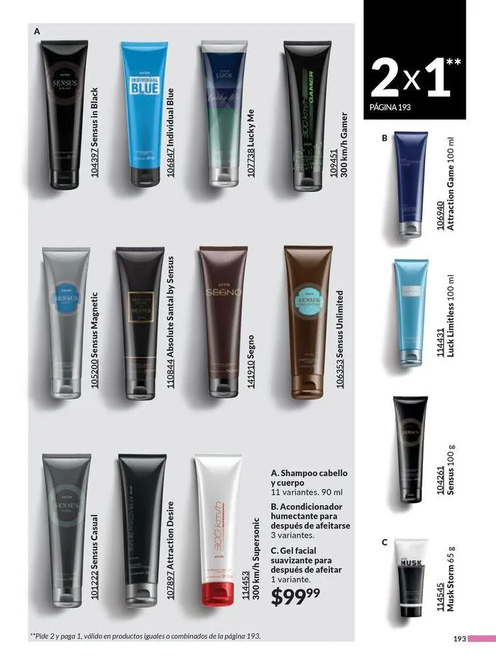 Catálogo de Avon COSMÉTICOS C09 17 de abril al 22 de mayo 2024 - Pagina 193